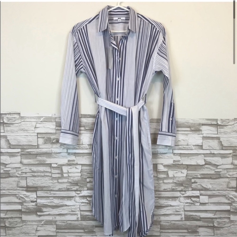 NWOT - Super cute striped Uniqlo Dress - Picture 2 of 6